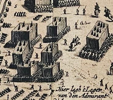 De historische kaart van Zaltbommel